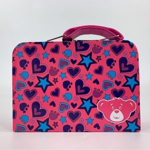 2/$25 Build-a-Bear Pink Hearts and Stars Suitcase
